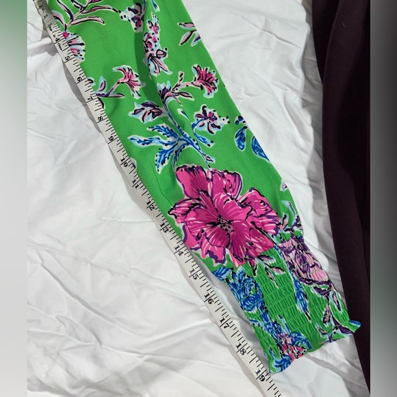 Nwot Lilly Pulitzer Gecko Green Brewsters Bloom Cristiana Midi Stretch dress - Picture 12 of 14